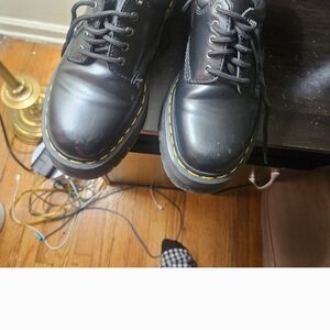 Dr Marten Black Leather  Loafer Women